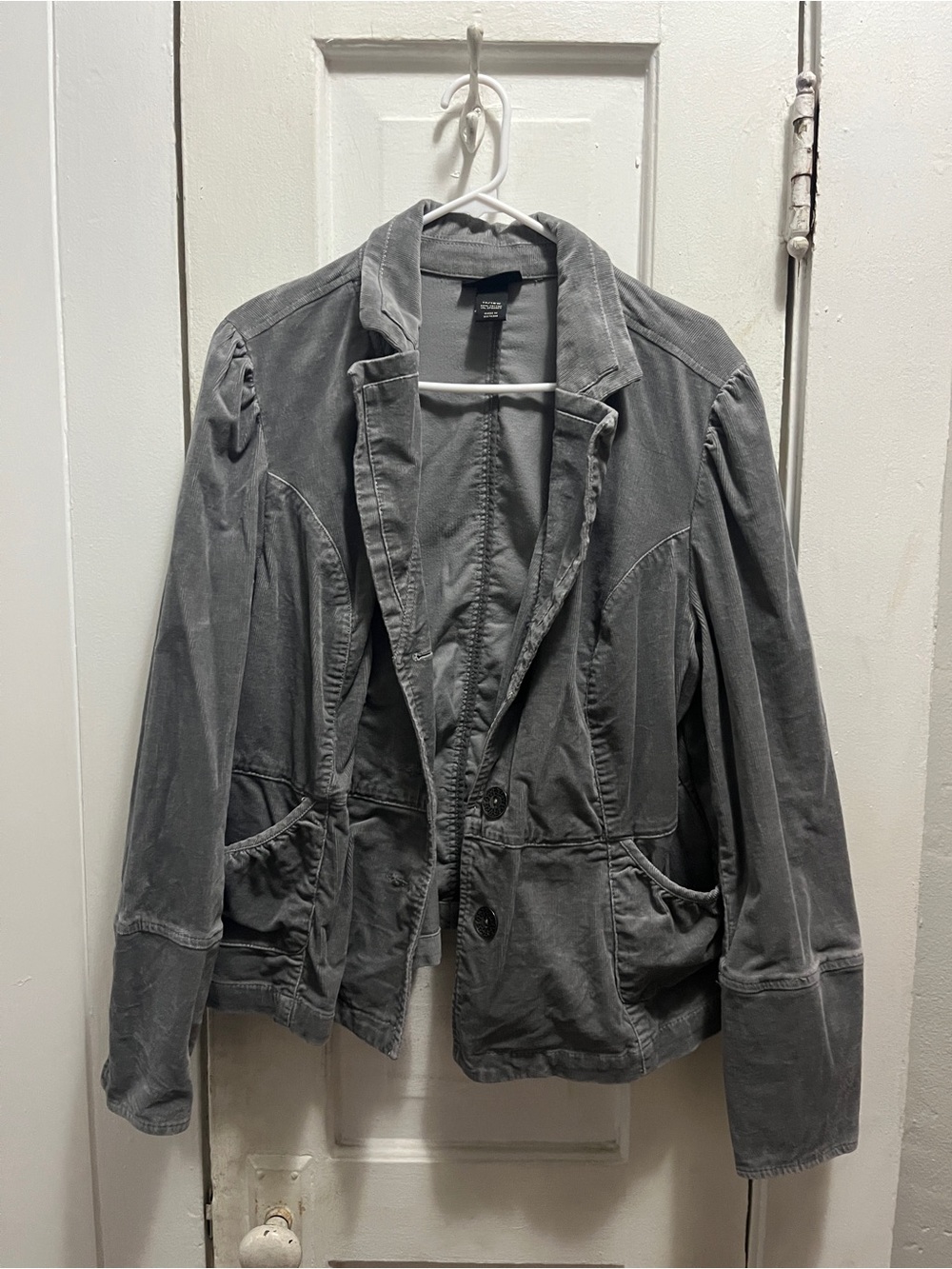 Lane Bryant Men's Lightweight Gray Button Jacket